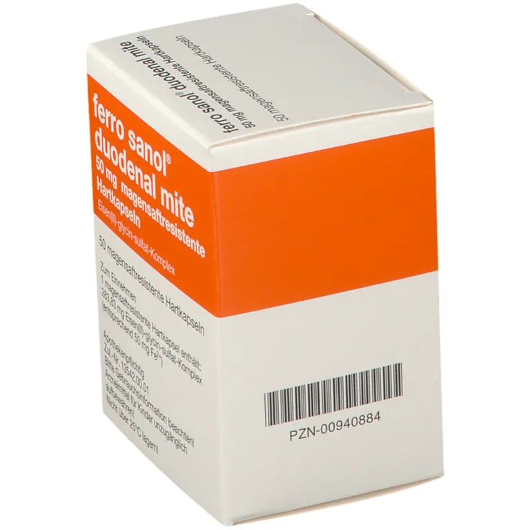 Shopapotheke Ferro Sanol® Duodenal Mite 50 Mg Kapseln