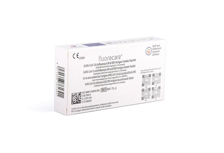 shopapotheke Fluorecare 4 in 1 Kombi-Laientest SARS-CoV-2 Influenza A/B und RSV
