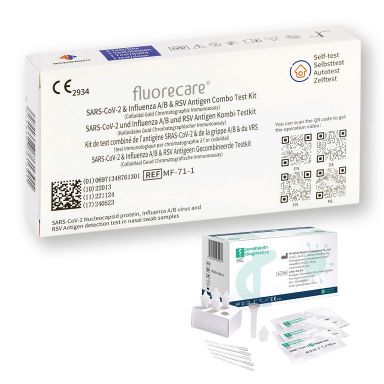 shopapotheke Fluorecare Kombi-Schnelltest (Covid & Influenza & RSV)