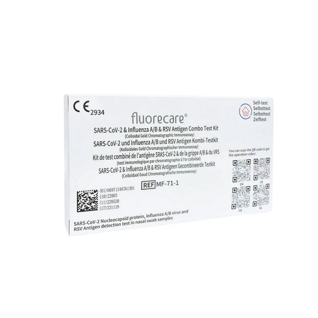 shopapotheke fluorecare® 4in1 SARS-CoV-2 Influenza A/B & RSV Combo-Schnelltest