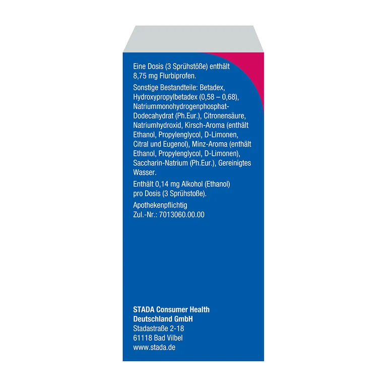 Shopapotheke Flurbiprofen STADA® 8 75 Mg/Dosis Spray Zur Anwendung In Der Mundhöhle