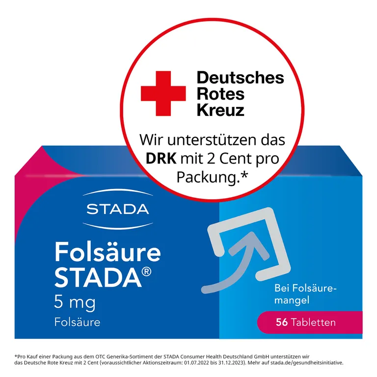 Shopapotheke Folsäure STADA® 5 Mg Tabletten Vitaminpräparat Zur Behandlung Von Folsäuremangelzuständen