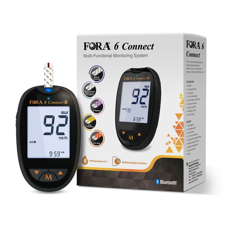 shopapotheke FORA 6 Connect Cholesterin Messgeräte (Multi-Parameter) - mg/dl