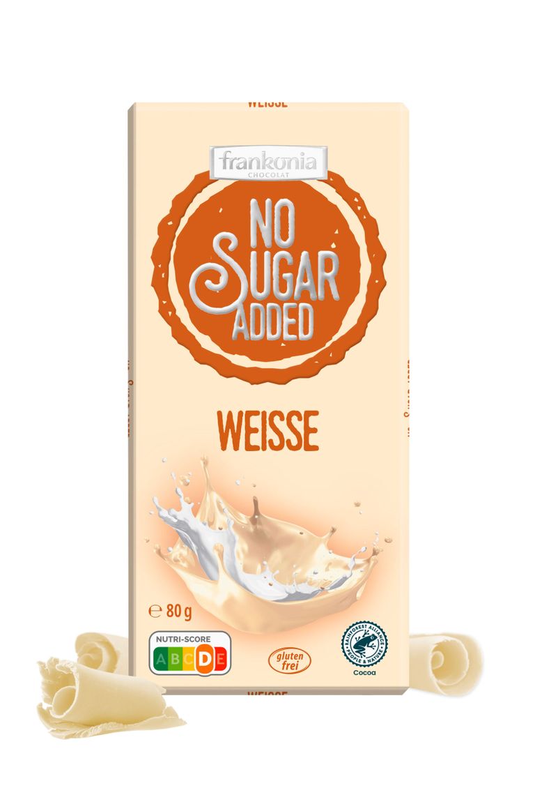 shopapotheke Frankonia No Sugar Added Weisse Schokolade