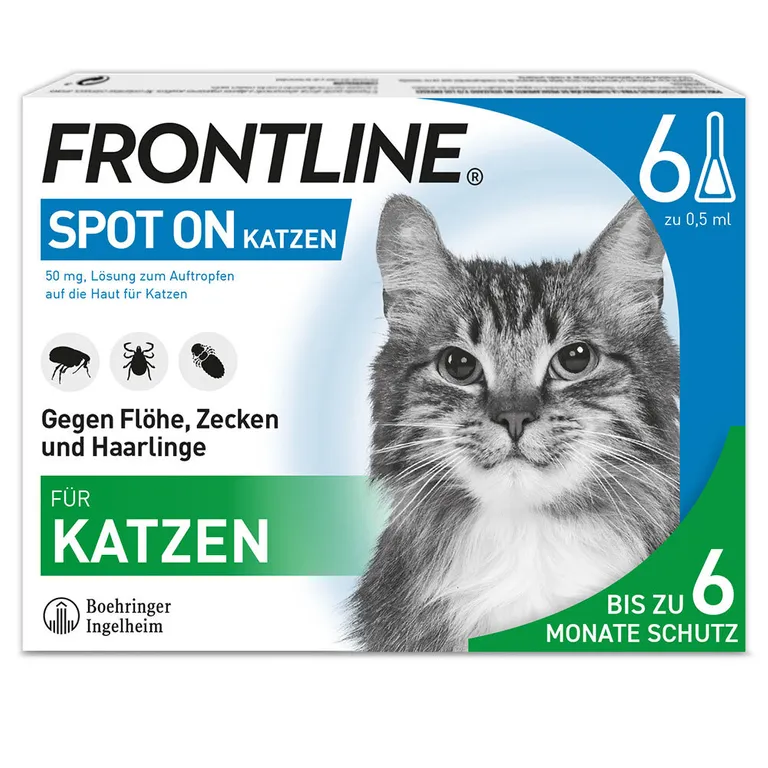 shopapotheke FRONTLINE® SPOT ON Katze gegen Zecken und Flöhe