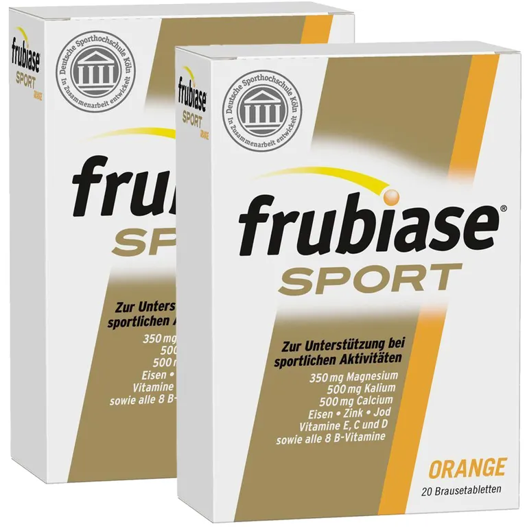 shopapotheke frubiase® SPORT Mit hochdosierten Mineralstoffen Vitaminen und Spurenelementen Orange