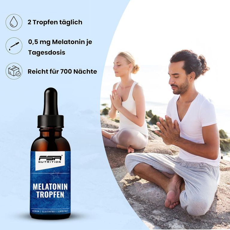 Shopapotheke FSA NUTRITION Melatonin Tropfen Auf Wasserbasis & Ohne Alkohol