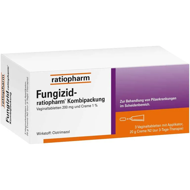 shopapotheke Fungizid-ratiopharm® 3 Vaginaltabletten + 20g Creme