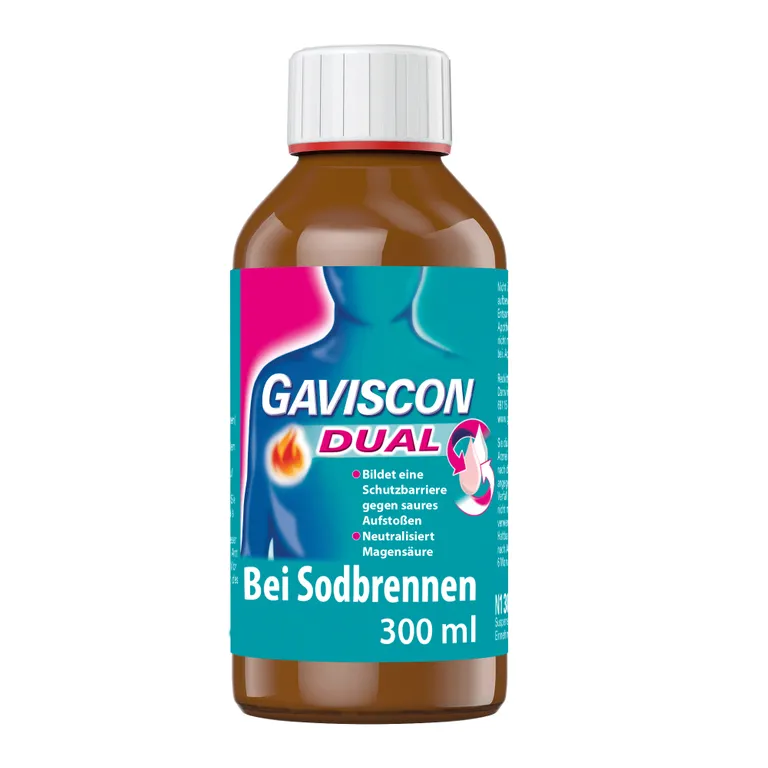 shopapotheke GAVISCON® Dual Suspension mit Zweifachwirkung gegen Sodbrennen