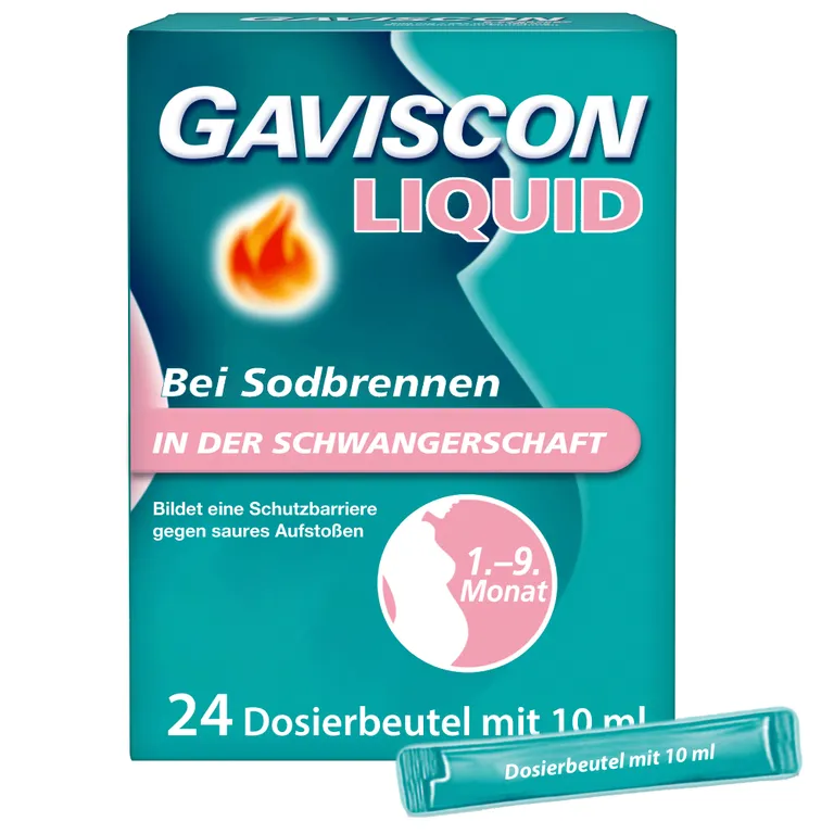 shopapotheke GAVISCON® Liquid Suspension bei Sodbrennen in der Schwangerschaft