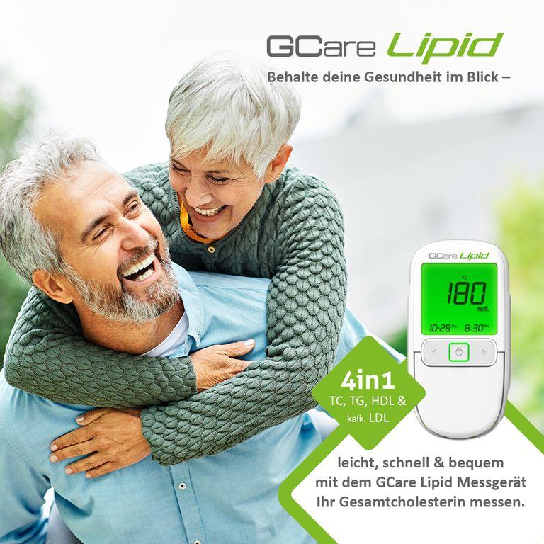 Shopapotheke GCare Lipid-Gesamtcholesterin Teststreifen
