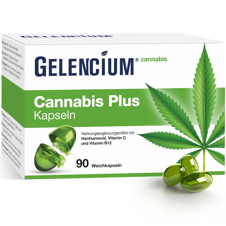 shopapotheke GELENCIUM® Cannabis Plus Kapseln mit Vitamin B12
