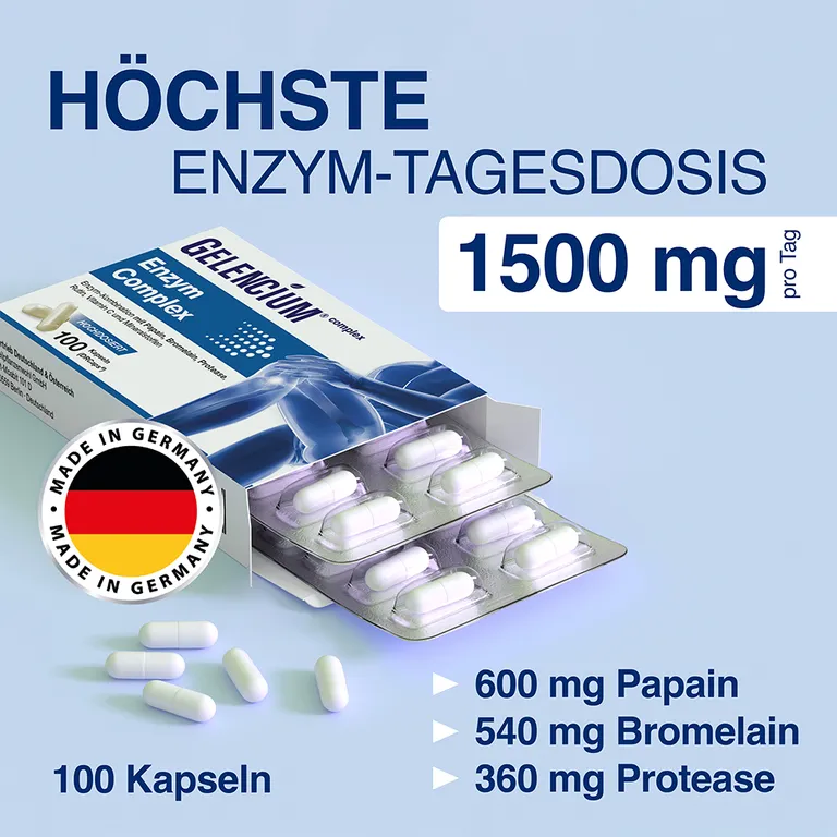 Shopapotheke GELENCIUM® Enzym Complex Hochdosiert Mit Bromelain