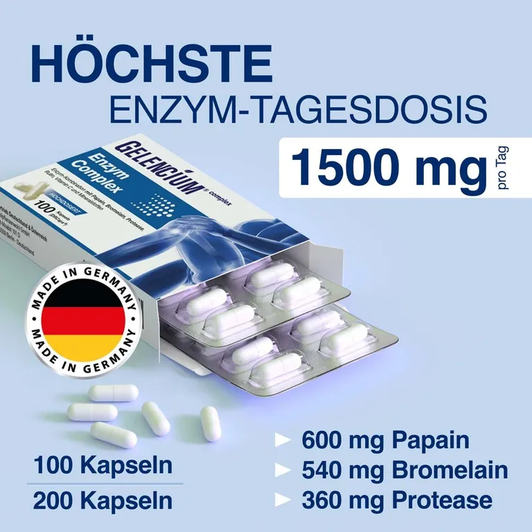 Shopapotheke GELENCIUM® Enzym Complex Hochdosiert Mit Bromelain