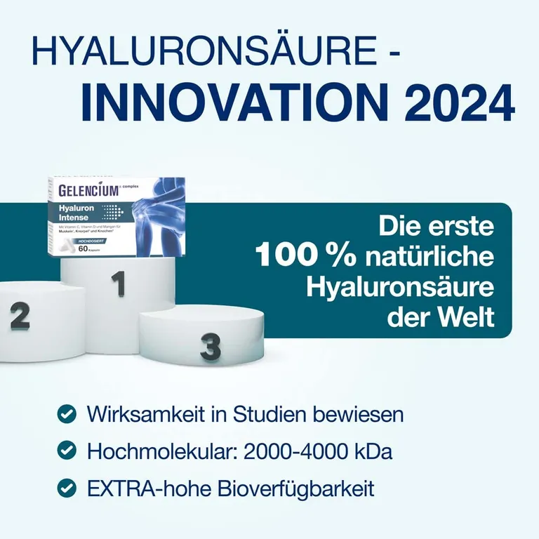 Shopapotheke GELENCIUM® Hyaluron Intense Hochdosiert 500 Mg Mit Vitamin C