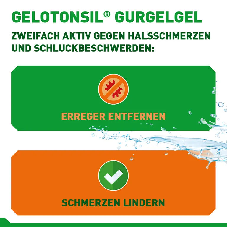Shopapotheke GeloTonsil Gurgelgel Lindert Halsschmerzen & Schluckbeschwerden