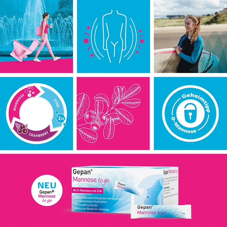 Shopapotheke Gepan Mannose To Go Trinkfertige Mannose Mit Zink 14Stk