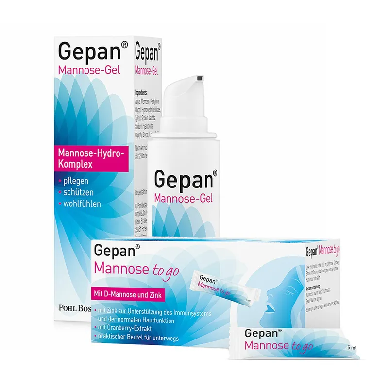 shopapotheke Gepan® Mannose to go + Gepan® Mannose-Gel