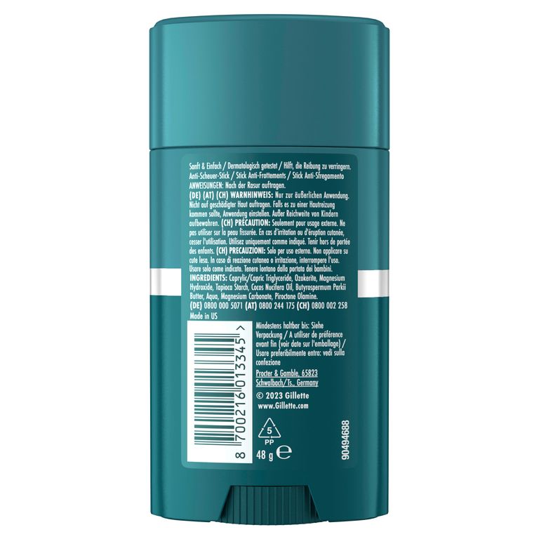 Shopapotheke Gillette Intimate Anti-Scheuer Stick Für Den Intimbereich 50 Ml