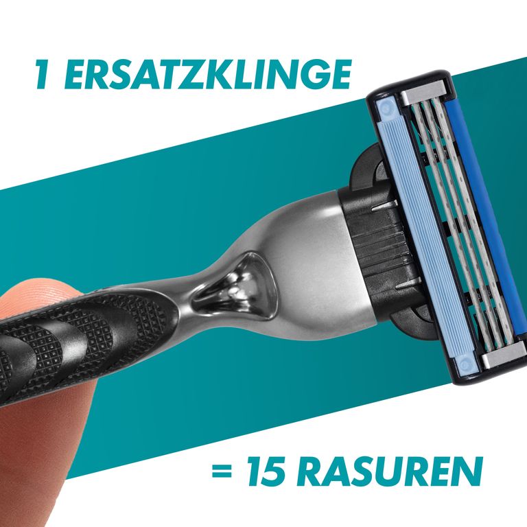 Shopapotheke Gillette - Nassrasierer "Mach3" + 1 Ersatzklinge