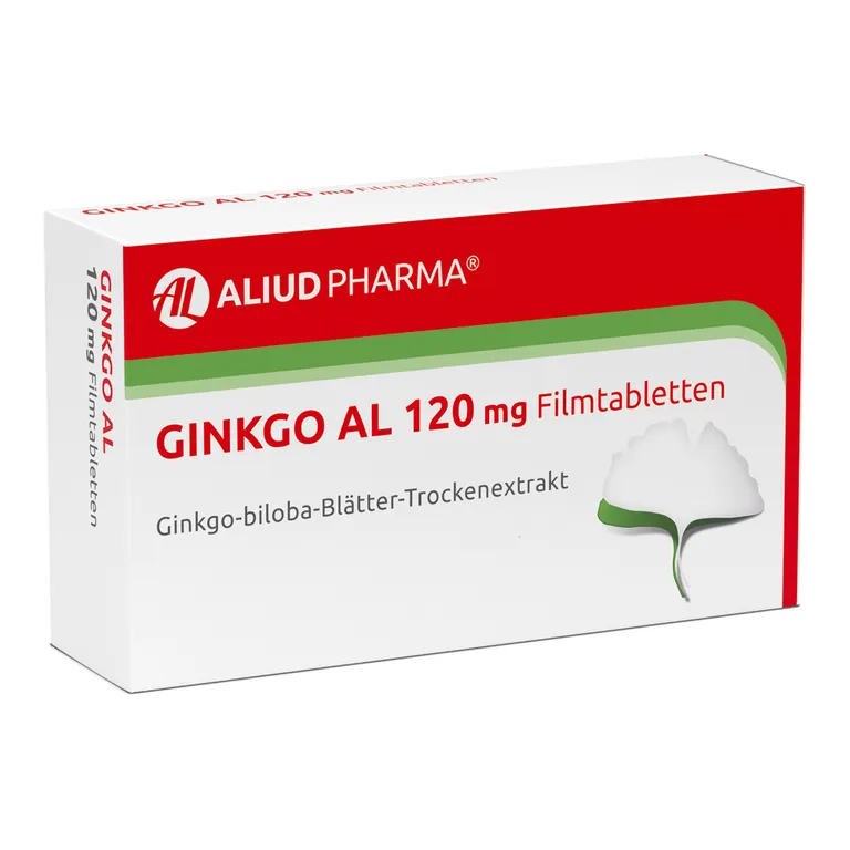 shopapotheke Ginkgo AL 120 mg Filmtabletten bei altersbedingten Gedächtniseinbußen mit leichter Demenz