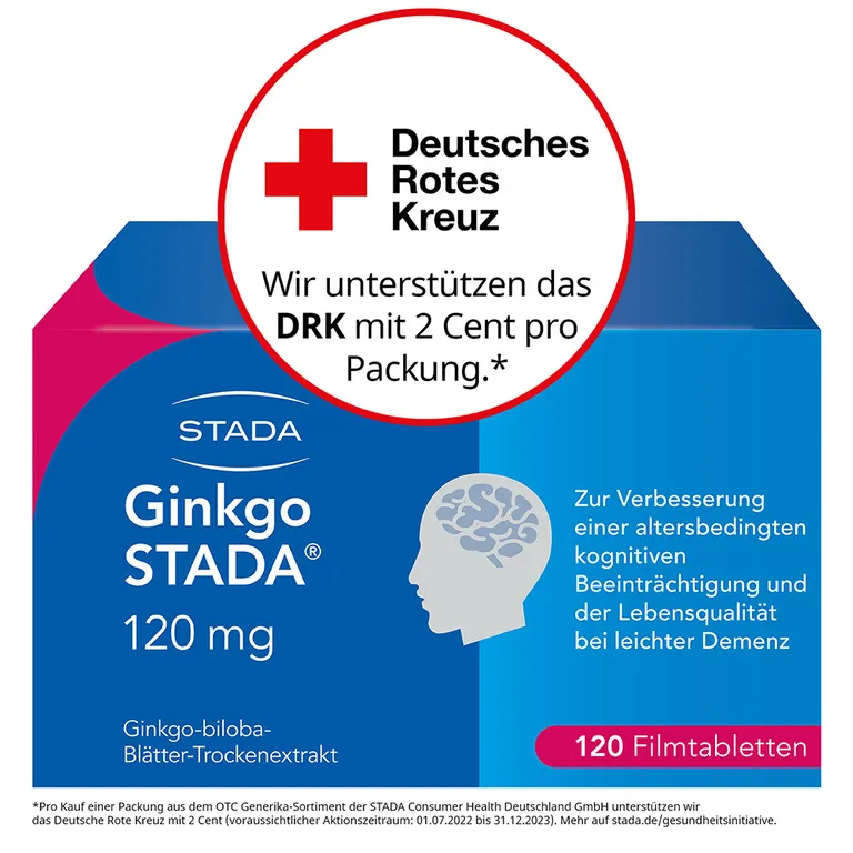 Shopapotheke Ginkgo Biloba STADA® 120 Mg Bei Gedächtnis- Und Konzentrationsstörungen