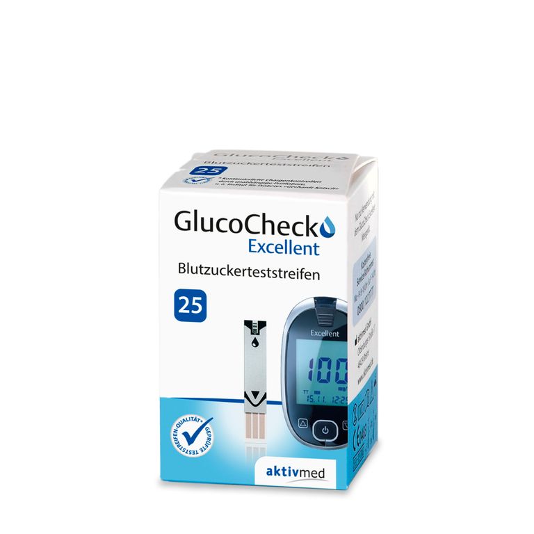 shopapotheke GlucoCheck Excellent Blutzuckerteststreifen 25 Stück