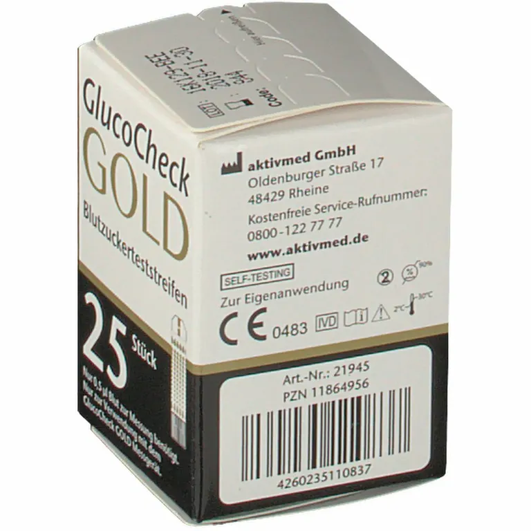 Shopapotheke GlucoCheck GOLD Blutzuckerteststreifen