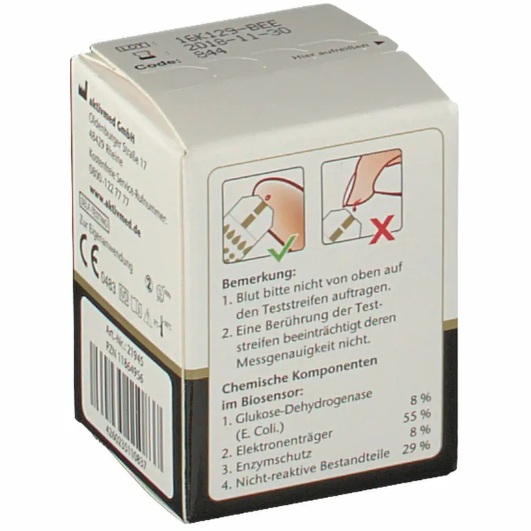 Shopapotheke GlucoCheck GOLD Blutzuckerteststreifen