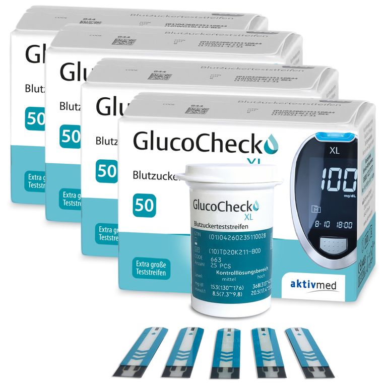 shopapotheke GlucoCheck XL Blutzuckerteststreifen 200 Stück