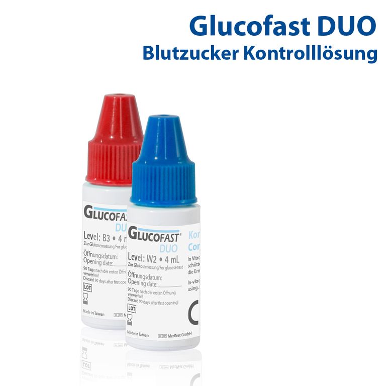 Shopapotheke Glucofast Duo Blutzucker-Kontrolllösung - Zur Verwendung Mit Dem Glucofast Duo Blutzucker-Mess