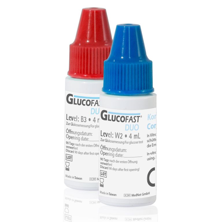 shopapotheke Glucofast Duo Blutzucker-Kontrolllösung - Zur Verwendung mit dem Glucofast Duo Blutzucker-Mess