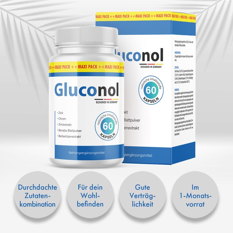 Shopapotheke Gluconol Kapseln - Im Praktischen Maxi-Pack