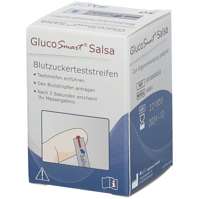 Shopapotheke GLUCOSMART Salsa Blutzuckerteststreifen Dose