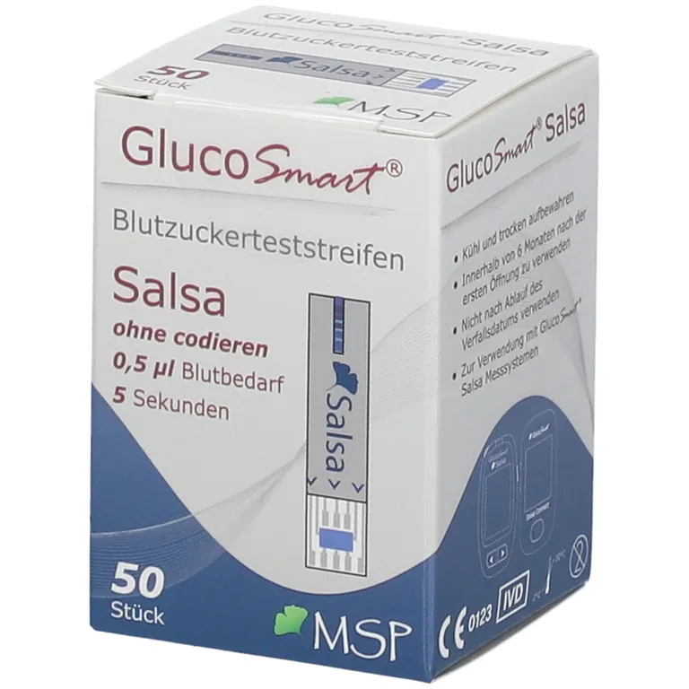 shopapotheke GLUCOSMART Salsa Blutzuckerteststreifen Dose
