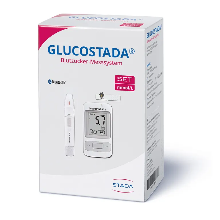 shopapotheke GLUCOSTADA® Blutzuckermessgerät SET mmol/L