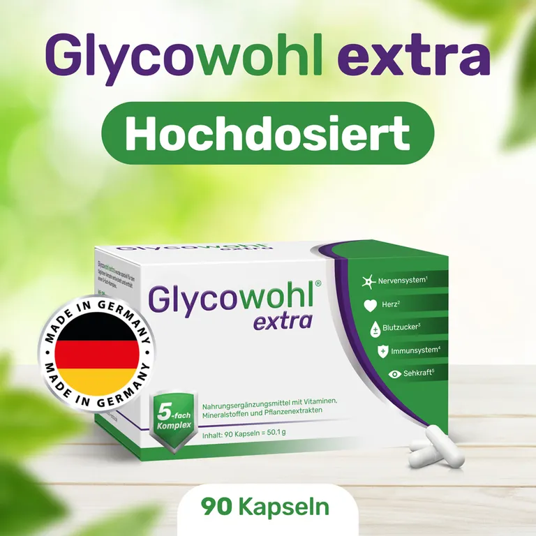 Shopapotheke GLYCOWOHL® Extra Kapseln Für Einen Gesunden Blutzucker