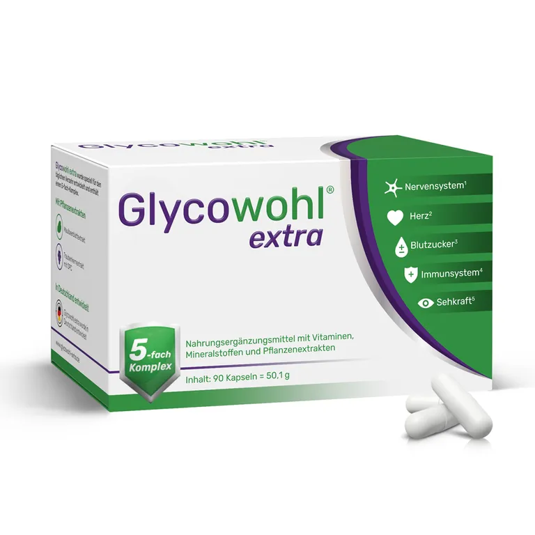 shopapotheke GLYCOWOHL® extra Kapseln für einen gesunden Blutzucker