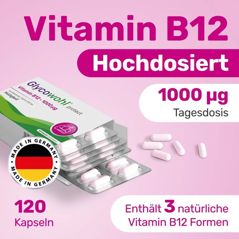 Shopapotheke GLYCOWOHL® Vitamin B12 1000 μg Bei Müdigkeit Und Erschöpfung
