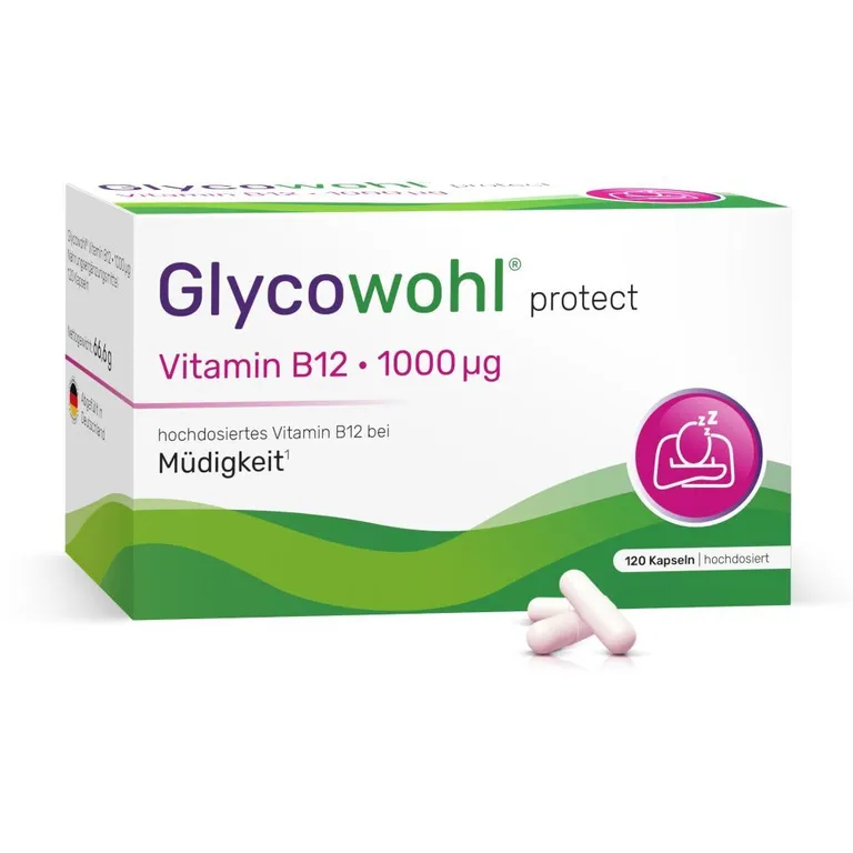 shopapotheke GLYCOWOHL® Vitamin B12 1000 μg bei Müdigkeit und Erschöpfung