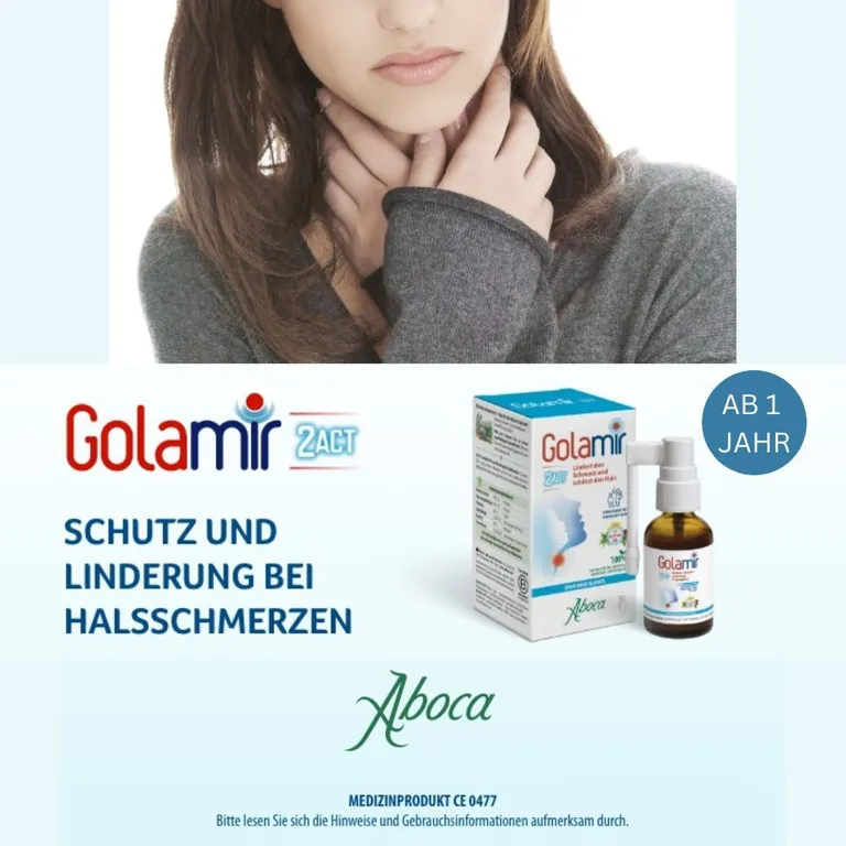 Shopapotheke Golamir 2Act Ohne Alkohol Bei Halsschmerzen