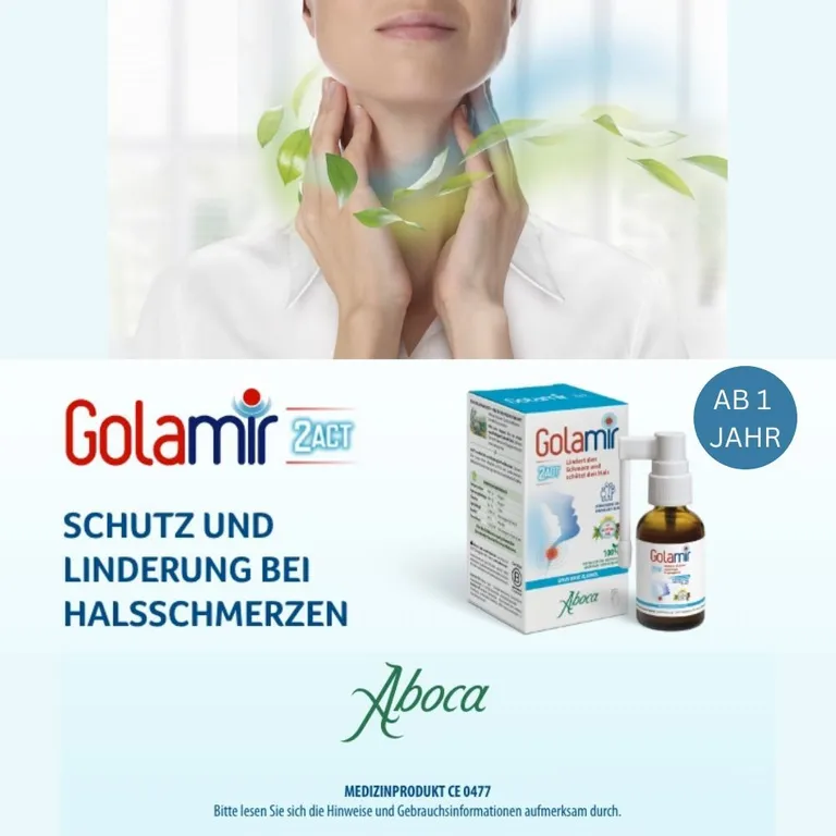 Shopapotheke Golamir 2Act Ohne Alkohol Bei Halsschmerzen