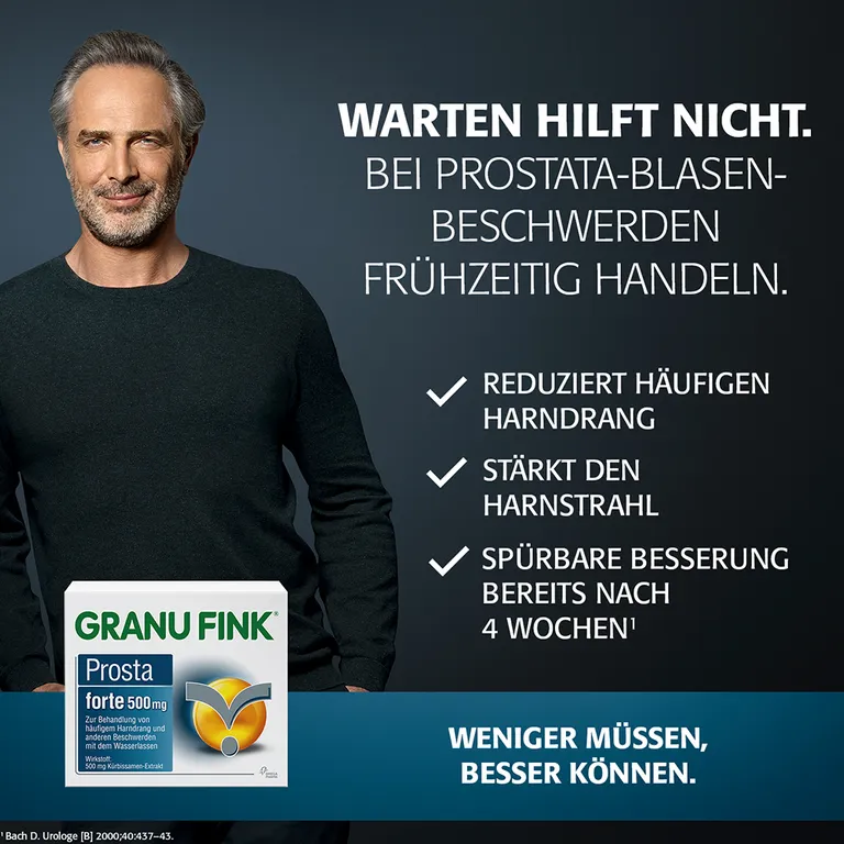 Shopapotheke GRANU FINK® Prosta Forte 500 Mg - Jetzt 10% Mit Dem Code Perrigo10 Sparen*