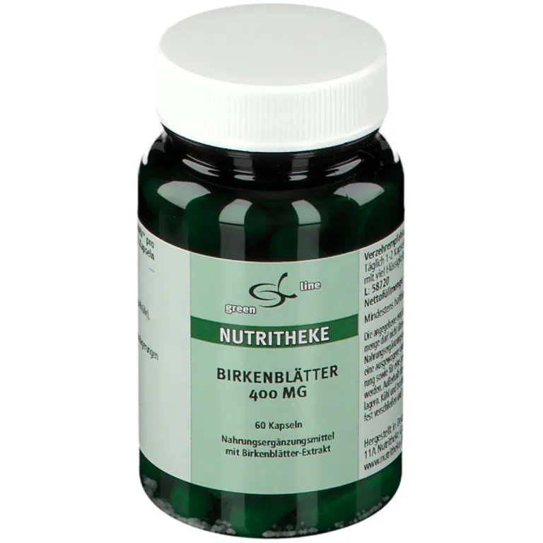 shopapotheke green line NUTRITHEKE BIRKENBLÄTTER 400 mg