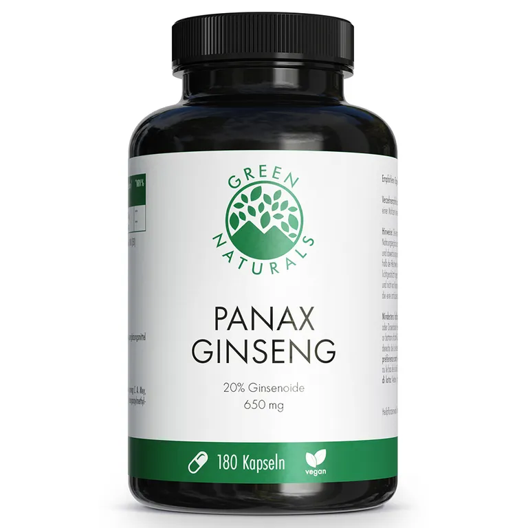 shopapotheke GREEN NATURALS Panax Ginseng hochdosiert vegan