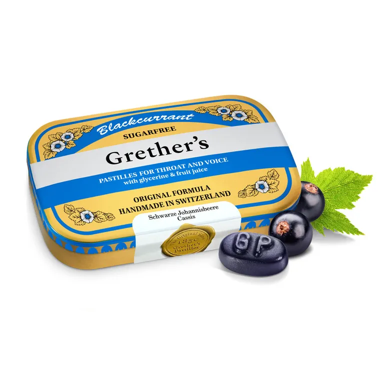 shopapotheke Grethers Blackcurrant Silber zuckerfreie Pastillen