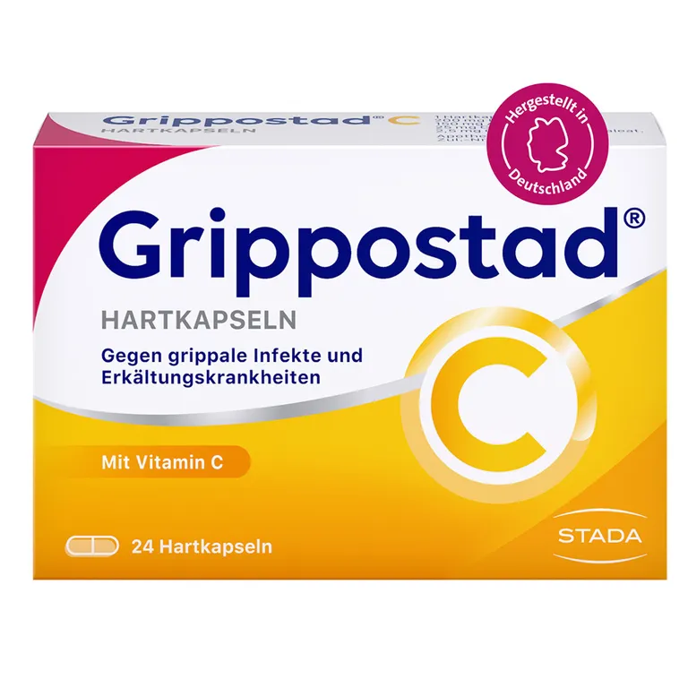 shopapotheke Grippostad C® bei Erkältung und grippalen Infekten - Jetzt 20% mit dem Code stada20 sparen*
