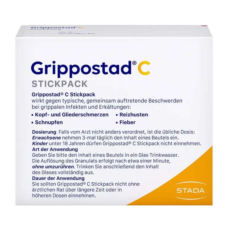 Shopapotheke Grippostad C® Stickpacks Bei Erkältung Und Grippalen Infekten