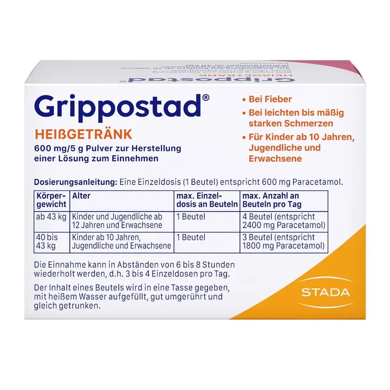 Shopapotheke Grippostad® Heißgetränk Gegen Schmerzen Und Fieber