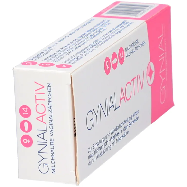 Shopapotheke GynialActiv Milchsäure Vaginalzäpfchen
